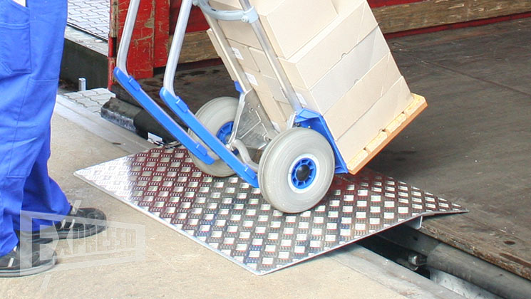 Removable loading ramp Aluminium dock plate type L