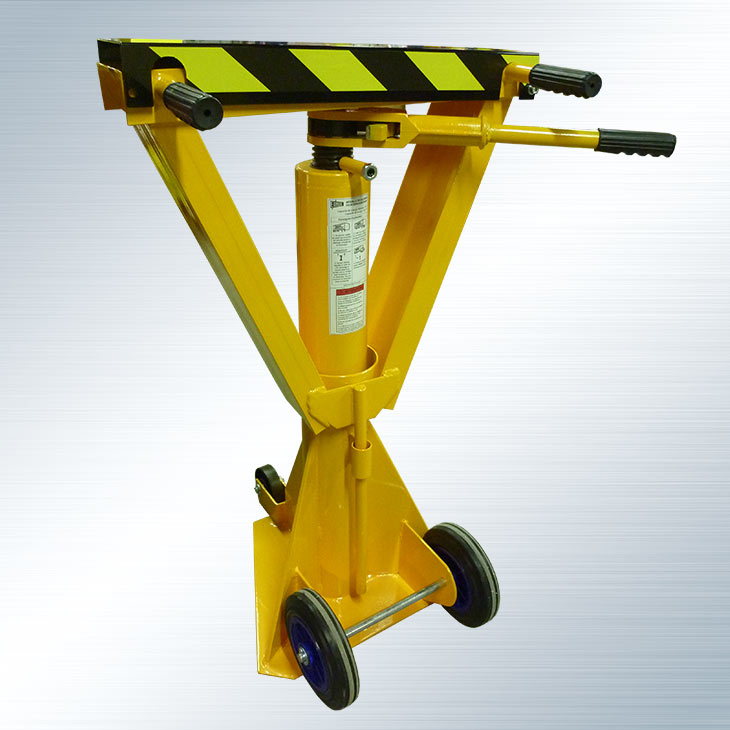 Safety trailer jack stand BETJ70 with wireless control system