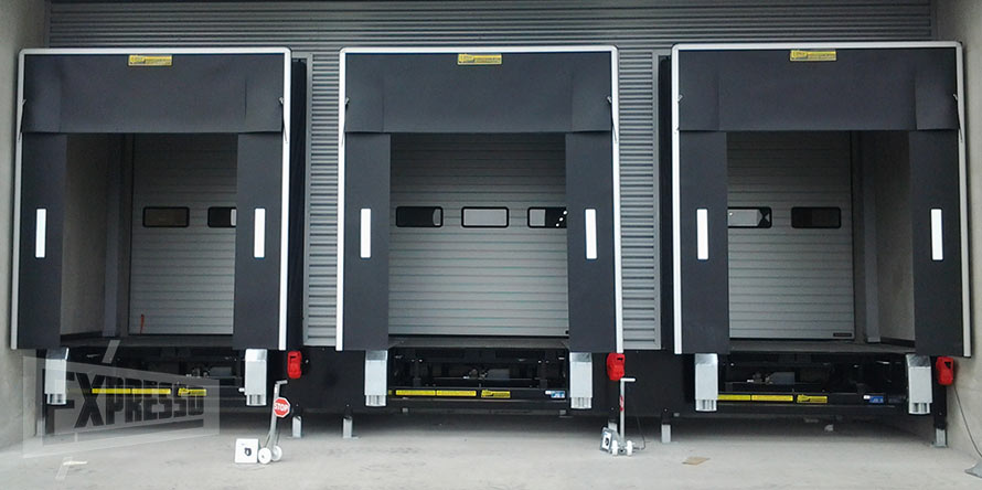 Expresso docks, levelers, wedges and galvanised  mobile bumpers