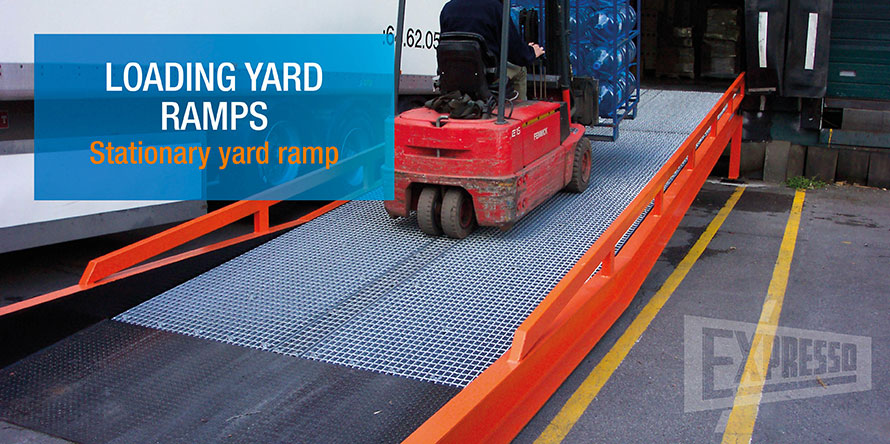 Stationary yard ramp