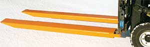 Fork extensions for forklift trucks