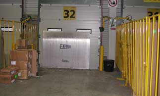 Safety barriers for delimitation area