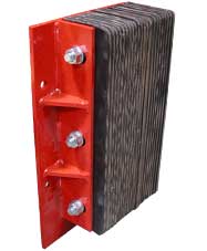 Laminated rubber dock bumper BULA2