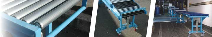 Telescopic roller conveyor