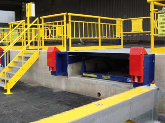 Telescopic lip dock leveler Expresso