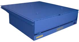 Leveler for pit with rabbet for self-carried upper frame or hanged frame