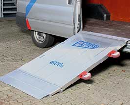 Aluminium walk ramp
