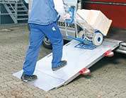 Aluminium walk ramp - Ref. WAL