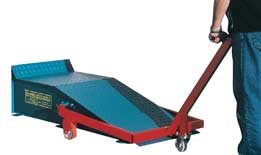 Steel wheel riser with options dowel tabs and tiller on wheels