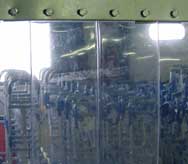 Flexible door with PVC strip curtains - Model PTLT6 - Economic model : Fixed system