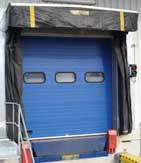 Inflatable dock shelter