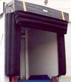 Inflatable dock shelter