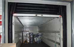 Inflatable dock shelter