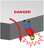 Risque de chute de quai