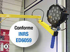 Directional LED dock light