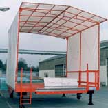 Covered steel metal frame