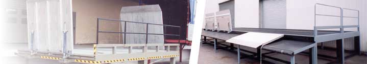 Loading dock extension : Loading table fixed to the loading dock Expresso