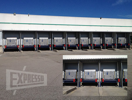 Ponts de chargement 8861 sur châssis d'accostage