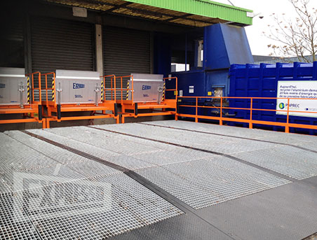 Rampe de chargement fixe de mise à niveau pour VUL