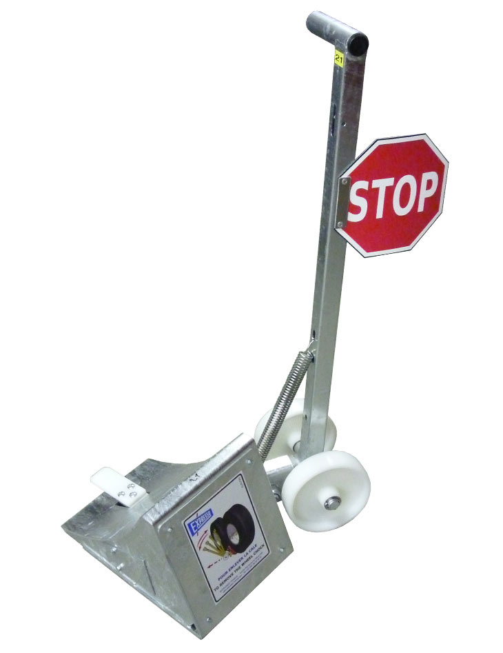 Electric Wheel Chock with eccentric