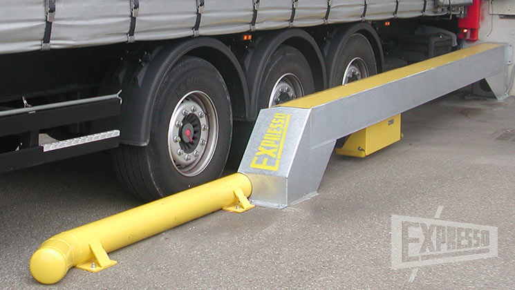 Wheel blocking system - Vehicle restraints