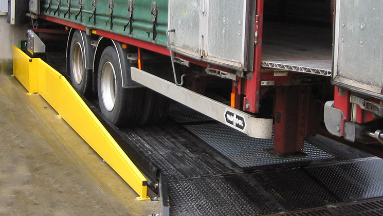 Expresso hydraulic truck leveler