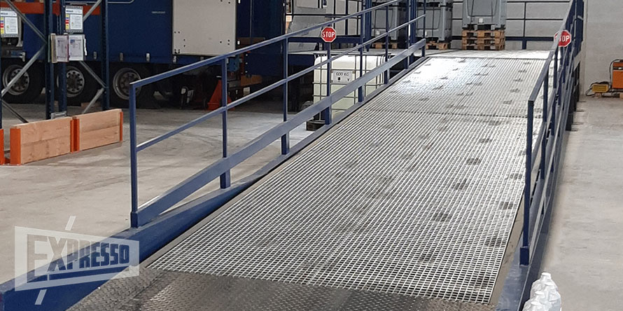 Combined yard ramp and loading platform Expresso