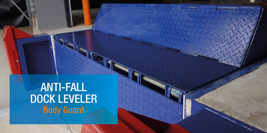 Anti-fall and anti-crush dock leveler