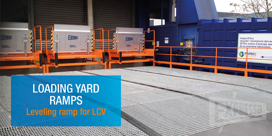 Leveling ramp for LCV